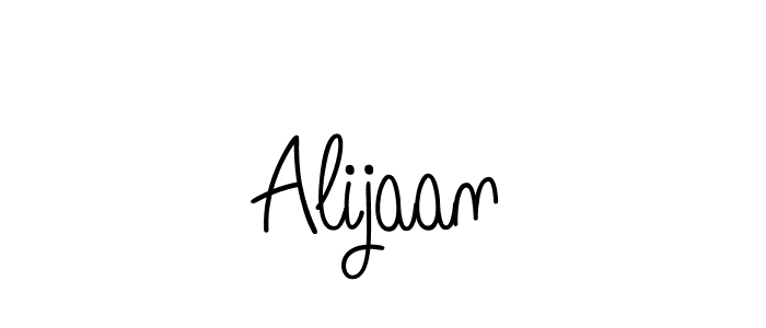 Make a beautiful signature design for name Alijaan. With this signature (Angelique-Rose-font-FFP) style, you can create a handwritten signature for free. Alijaan signature style 5 images and pictures png