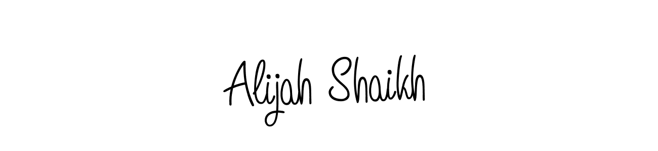 Create a beautiful signature design for name Alijah Shaikh. With this signature (Angelique-Rose-font-FFP) fonts, you can make a handwritten signature for free. Alijah Shaikh signature style 5 images and pictures png