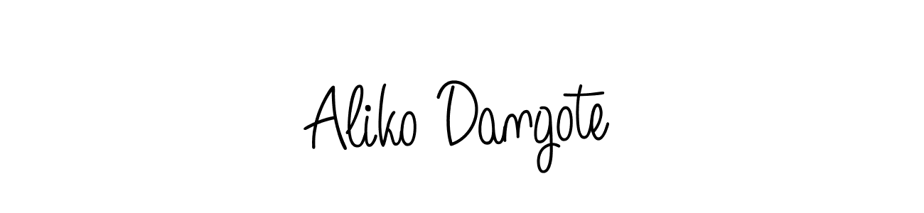 How to make Aliko Dangote signature? Angelique-Rose-font-FFP is a professional autograph style. Create handwritten signature for Aliko Dangote name. Aliko Dangote signature style 5 images and pictures png