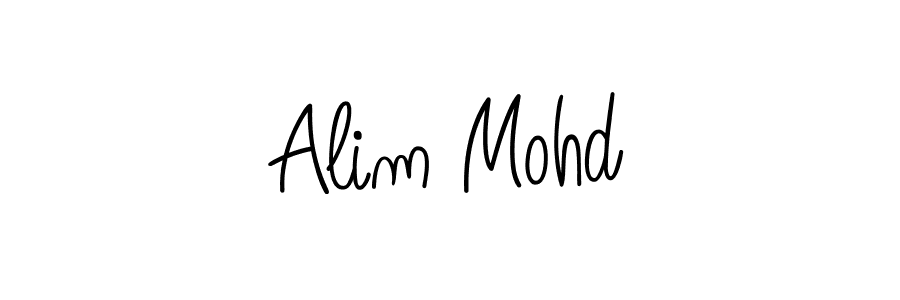 Angelique-Rose-font-FFP is a professional signature style that is perfect for those who want to add a touch of class to their signature. It is also a great choice for those who want to make their signature more unique. Get Alim Mohd name to fancy signature for free. Alim Mohd signature style 5 images and pictures png