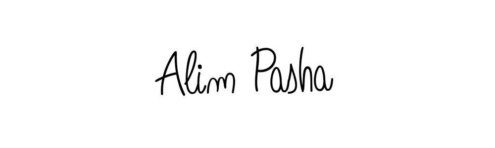 The best way (Angelique-Rose-font-FFP) to make a short signature is to pick only two or three words in your name. The name Alim Pasha include a total of six letters. For converting this name. Alim Pasha signature style 5 images and pictures png