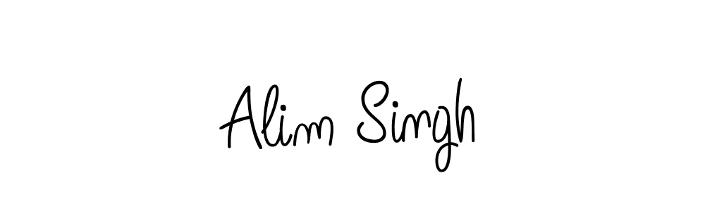 Make a beautiful signature design for name Alim Singh. With this signature (Angelique-Rose-font-FFP) style, you can create a handwritten signature for free. Alim Singh signature style 5 images and pictures png