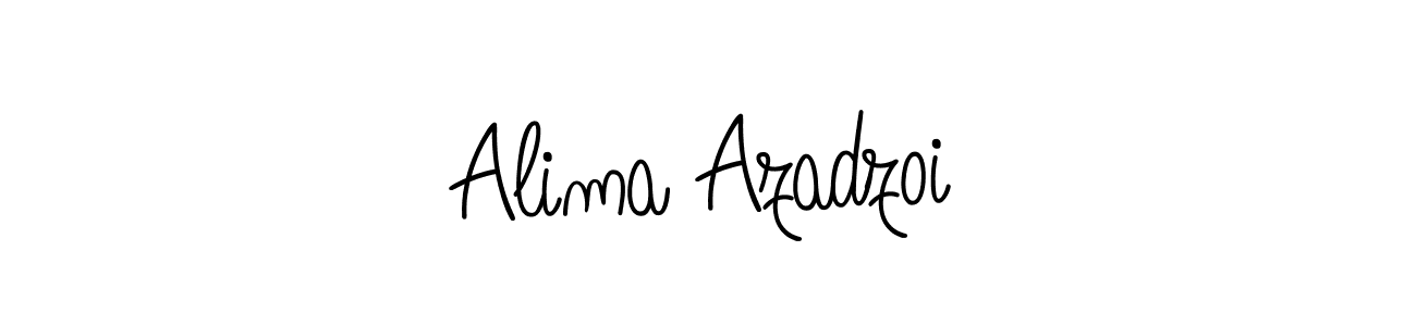 How to make Alima Azadzoi signature? Angelique-Rose-font-FFP is a professional autograph style. Create handwritten signature for Alima Azadzoi name. Alima Azadzoi signature style 5 images and pictures png