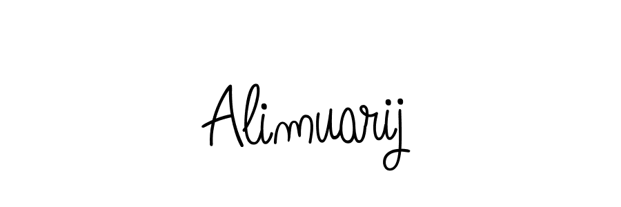 Once you've used our free online signature maker to create your best signature Angelique-Rose-font-FFP style, it's time to enjoy all of the benefits that Alimuarij name signing documents. Alimuarij signature style 5 images and pictures png