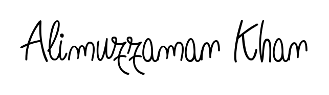 Looking for an artistic signature for Alimuzzaman Khan? The Angelique-Rose-font-FFP calligraphy style gives a sophisticated flow suitable for business cards and emails. Alimuzzaman Khan signature style 5 images and pictures png