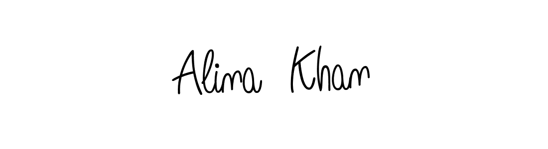 This is the best signature style for the Alina  Khan name. Also you like these signature font (Angelique-Rose-font-FFP). Mix name signature. Alina  Khan signature style 5 images and pictures png