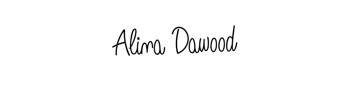 How to Draw Alina Dawood signature style? Angelique-Rose-font-FFP is a latest design signature styles for name Alina Dawood. Alina Dawood signature style 5 images and pictures png