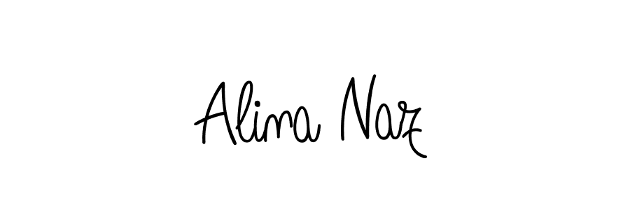 Make a beautiful signature design for name Alina Naz. Use this online signature maker to create a handwritten signature for free. Alina Naz signature style 5 images and pictures png