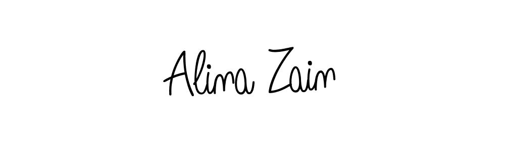 How to make Alina Zain signature? Angelique-Rose-font-FFP is a professional autograph style. Create handwritten signature for Alina Zain name. Alina Zain signature style 5 images and pictures png