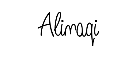Master the art of signing with Alinaqi written in fluent Angelique-Rose-font-FFP script. A great template to practice and refine your handwriting. Alinaqi signature style 5 images and pictures png