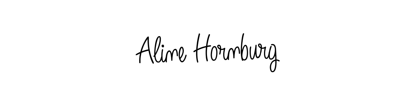 Create a beautiful signature design for name Aline Hornburg. With this signature (Angelique-Rose-font-FFP) fonts, you can make a handwritten signature for free. Aline Hornburg signature style 5 images and pictures png