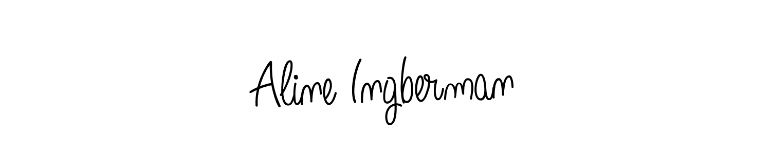 Best and Professional Signature Style for Aline Ingberman. Angelique-Rose-font-FFP Best Signature Style Collection. Aline Ingberman signature style 5 images and pictures png