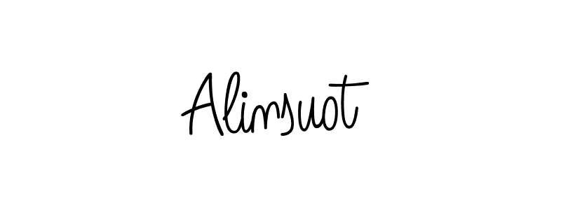 if you are searching for the best signature style for your name Alinsuot. so please give up your signature search. here we have designed multiple signature styles  using Angelique-Rose-font-FFP. Alinsuot signature style 5 images and pictures png