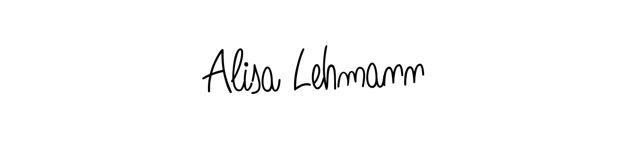 Alisa Lehmann stylish signature style. Best Handwritten Sign (Angelique-Rose-font-FFP) for my name. Handwritten Signature Collection Ideas for my name Alisa Lehmann. Alisa Lehmann signature style 5 images and pictures png