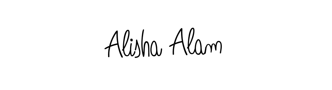 Also You can easily find your signature by using the search form. We will create Alisha Alam name handwritten signature images for you free of cost using Angelique-Rose-font-FFP sign style. Alisha Alam signature style 5 images and pictures png