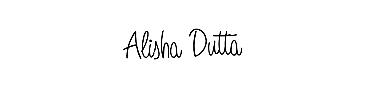 How to Draw Alisha Dutta signature style? Angelique-Rose-font-FFP is a latest design signature styles for name Alisha Dutta. Alisha Dutta signature style 5 images and pictures png