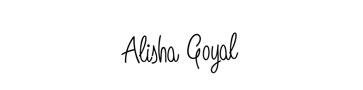 Similarly Angelique-Rose-font-FFP is the best handwritten signature design. Signature creator online .You can use it as an online autograph creator for name Alisha Goyal. Alisha Goyal signature style 5 images and pictures png