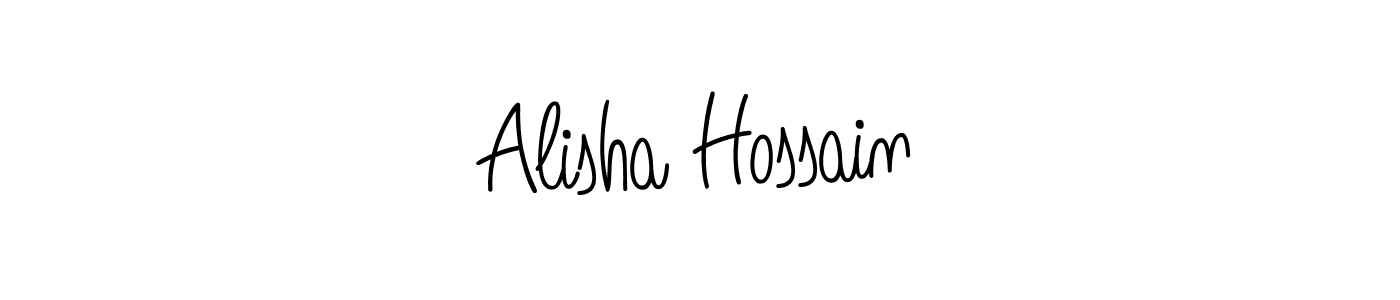 Similarly Angelique-Rose-font-FFP is the best handwritten signature design. Signature creator online .You can use it as an online autograph creator for name Alisha Hossain. Alisha Hossain signature style 5 images and pictures png