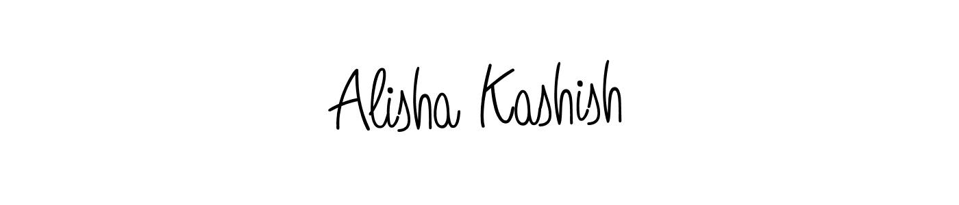 Best and Professional Signature Style for Alisha Kashish. Angelique-Rose-font-FFP Best Signature Style Collection. Alisha Kashish signature style 5 images and pictures png