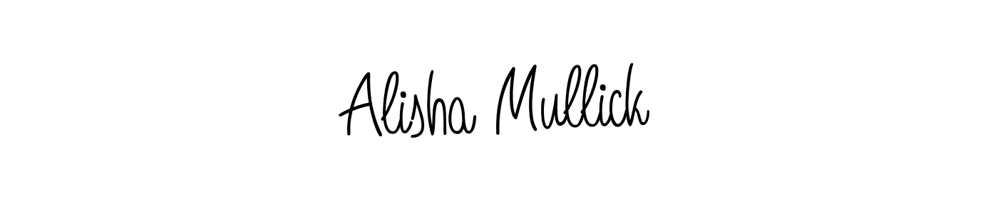 Make a beautiful signature design for name Alisha Mullick. Use this online signature maker to create a handwritten signature for free. Alisha Mullick signature style 5 images and pictures png