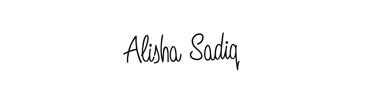 Make a beautiful signature design for name Alisha Sadiq. Use this online signature maker to create a handwritten signature for free. Alisha Sadiq signature style 5 images and pictures png