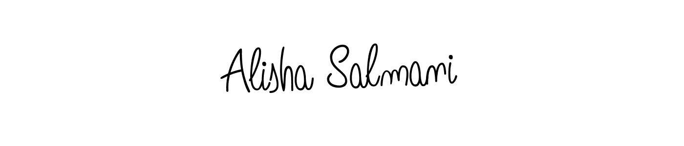 Check out images of Autograph of Alisha Salmani name. Actor Alisha Salmani Signature Style. Angelique-Rose-font-FFP is a professional sign style online. Alisha Salmani signature style 5 images and pictures png