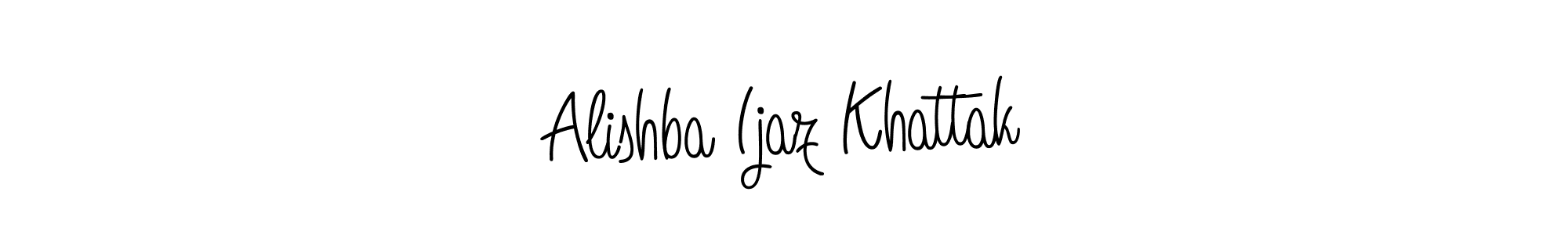 Make a short Alishba Ijaz Khattak signature style. Manage your documents anywhere anytime using Angelique-Rose-font-FFP. Create and add eSignatures, submit forms, share and send files easily. Alishba Ijaz Khattak signature style 5 images and pictures png