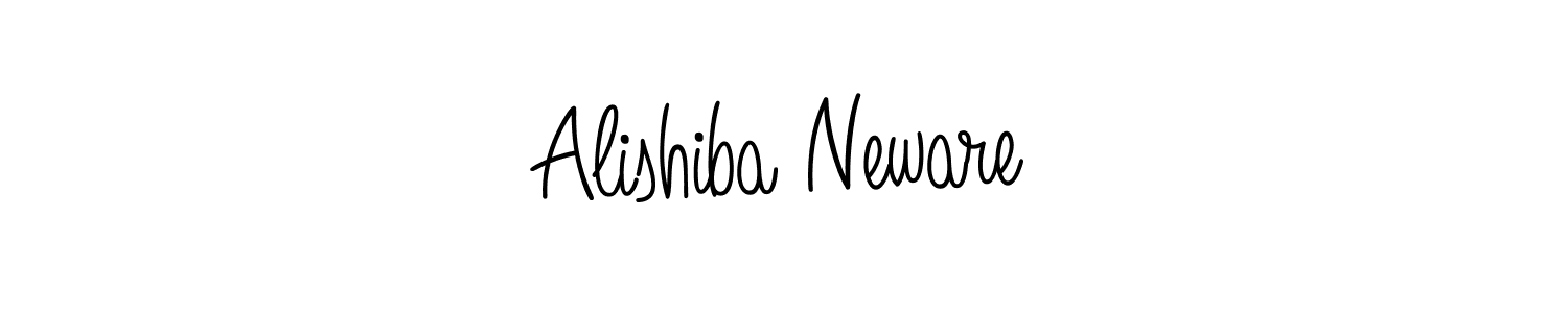 Make a beautiful signature design for name Alishiba Neware. With this signature (Angelique-Rose-font-FFP) style, you can create a handwritten signature for free. Alishiba Neware signature style 5 images and pictures png