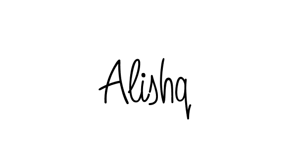 Alishq stylish signature style. Best Handwritten Sign (Angelique-Rose-font-FFP) for my name. Handwritten Signature Collection Ideas for my name Alishq. Alishq signature style 5 images and pictures png