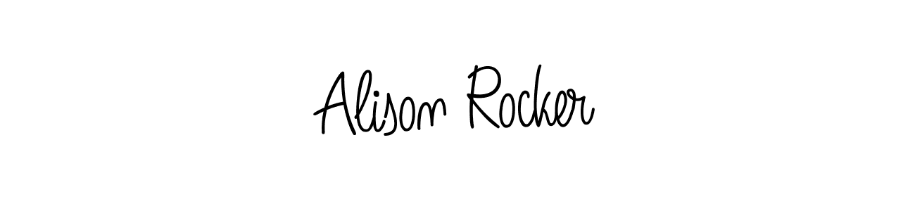 You can use this online signature creator to create a handwritten signature for the name Alison Rocker. This is the best online autograph maker. Alison Rocker signature style 5 images and pictures png