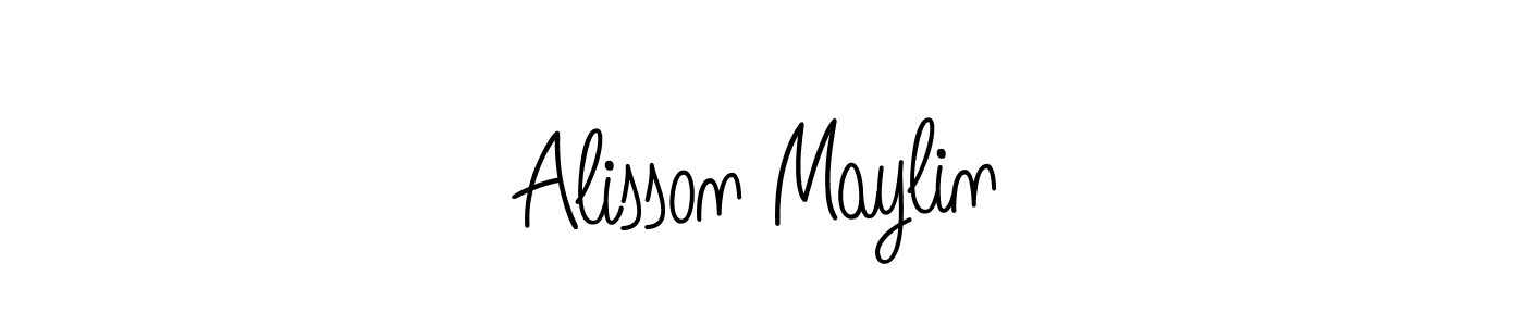 Also we have Alisson Maylin name is the best signature style. Create professional handwritten signature collection using Angelique-Rose-font-FFP autograph style. Alisson Maylin signature style 5 images and pictures png