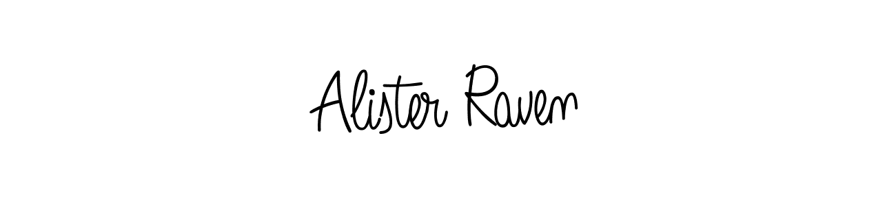 How to make Alister Raven signature? Angelique-Rose-font-FFP is a professional autograph style. Create handwritten signature for Alister Raven name. Alister Raven signature style 5 images and pictures png