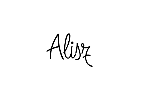 Create a beautiful signature design for name Alisz. With this signature (Angelique-Rose-font-FFP) fonts, you can make a handwritten signature for free. Alisz signature style 5 images and pictures png