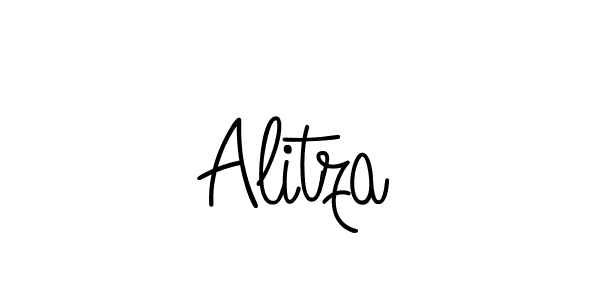 Best and Professional Signature Style for Alitza. Angelique-Rose-font-FFP Best Signature Style Collection. Alitza signature style 5 images and pictures png