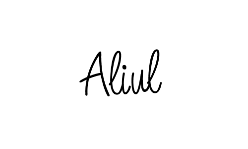 Make a short Aliul signature style. Manage your documents anywhere anytime using Angelique-Rose-font-FFP. Create and add eSignatures, submit forms, share and send files easily. Aliul signature style 5 images and pictures png