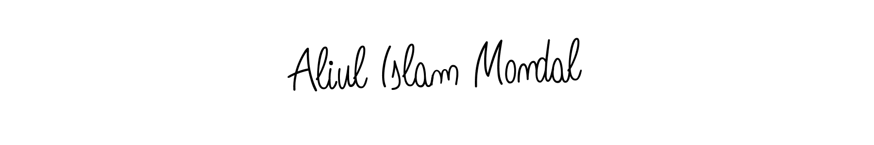Make a short Aliul Islam Mondal signature style. Manage your documents anywhere anytime using Angelique-Rose-font-FFP. Create and add eSignatures, submit forms, share and send files easily. Aliul Islam Mondal signature style 5 images and pictures png