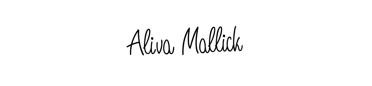 How to Draw Aliva Mallick signature style? Angelique-Rose-font-FFP is a latest design signature styles for name Aliva Mallick. Aliva Mallick signature style 5 images and pictures png