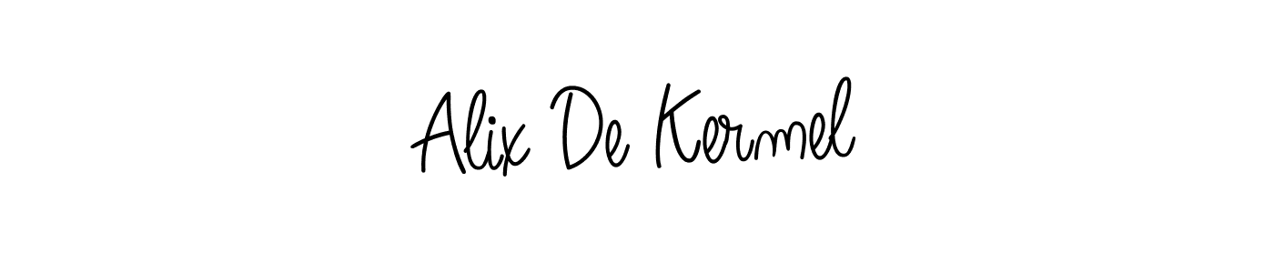 Once you've used our free online signature maker to create your best signature Angelique-Rose-font-FFP style, it's time to enjoy all of the benefits that Alix De Kermel name signing documents. Alix De Kermel signature style 5 images and pictures png