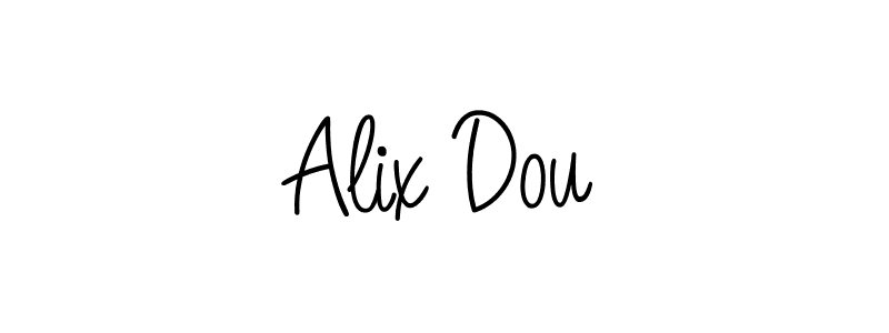 Create a beautiful signature design for name Alix Dou. With this signature (Angelique-Rose-font-FFP) fonts, you can make a handwritten signature for free. Alix Dou signature style 5 images and pictures png