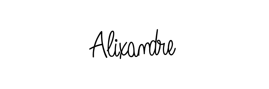 Alixandre stylish signature style. Best Handwritten Sign (Angelique-Rose-font-FFP) for my name. Handwritten Signature Collection Ideas for my name Alixandre. Alixandre signature style 5 images and pictures png