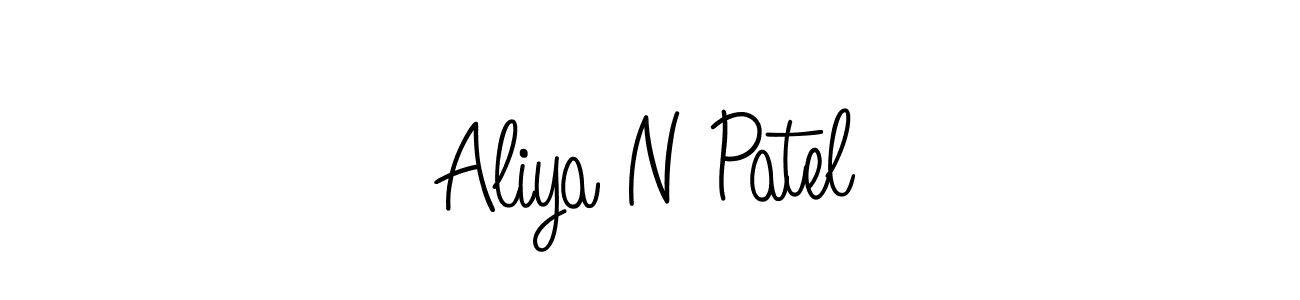 How to Draw Aliya N Patel signature style? Angelique-Rose-font-FFP is a latest design signature styles for name Aliya N Patel. Aliya N Patel signature style 5 images and pictures png