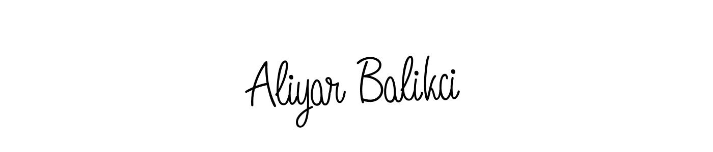 You can use this online signature creator to create a handwritten signature for the name Aliyar Balikci. This is the best online autograph maker. Aliyar Balikci signature style 5 images and pictures png