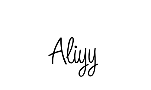 You can use this online signature creator to create a handwritten signature for the name Aliyy. This is the best online autograph maker. Aliyy signature style 5 images and pictures png