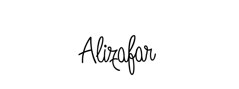 Design your own signature with our free online signature maker. With this signature software, you can create a handwritten (Angelique-Rose-font-FFP) signature for name Alizafar. Alizafar signature style 5 images and pictures png