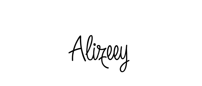 Use a signature maker to create a handwritten signature online. With this signature software, you can design (Angelique-Rose-font-FFP) your own signature for name Alizeey. Alizeey signature style 5 images and pictures png