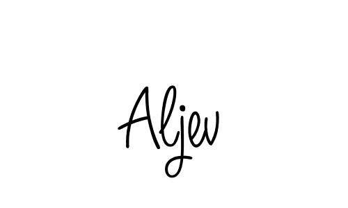 How to make Aljev signature? Angelique-Rose-font-FFP is a professional autograph style. Create handwritten signature for Aljev name. Aljev signature style 5 images and pictures png