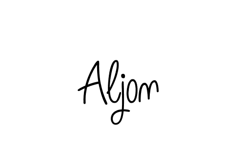 How to make Aljon signature? Angelique-Rose-font-FFP is a professional autograph style. Create handwritten signature for Aljon name. Aljon signature style 5 images and pictures png