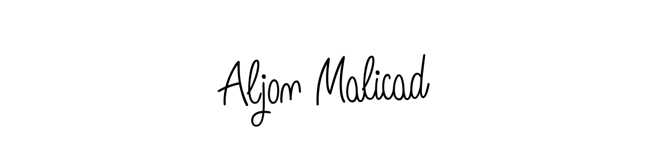 Make a short Aljon Malicad signature style. Manage your documents anywhere anytime using Angelique-Rose-font-FFP. Create and add eSignatures, submit forms, share and send files easily. Aljon Malicad signature style 5 images and pictures png