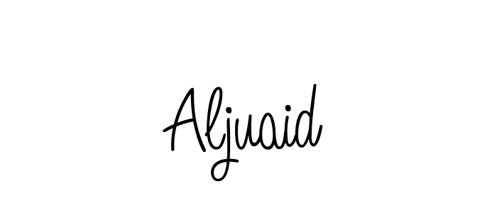 The best way (Angelique-Rose-font-FFP) to make a short signature is to pick only two or three words in your name. The name Aljuaid include a total of six letters. For converting this name. Aljuaid signature style 5 images and pictures png