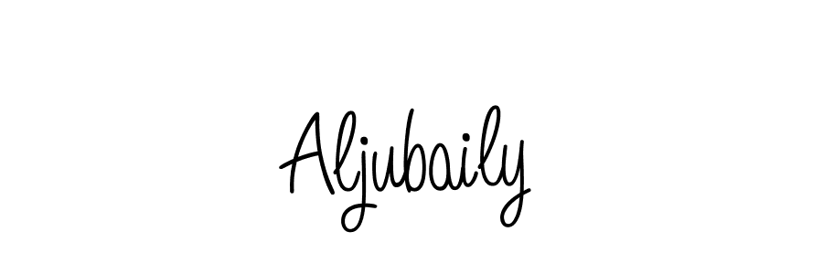 You should practise on your own different ways (Angelique-Rose-font-FFP) to write your name (Aljubaily) in signature. don't let someone else do it for you. Aljubaily signature style 5 images and pictures png